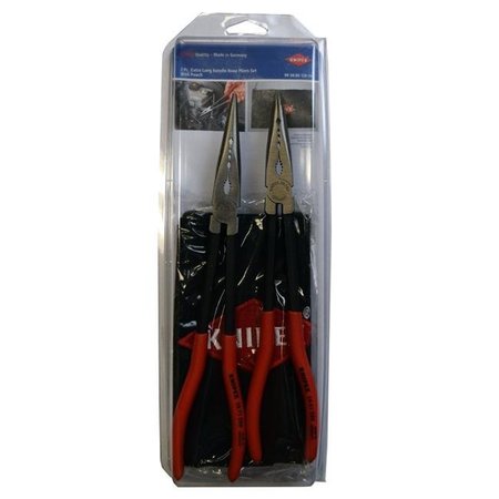 Knipex Knipex KNT-9K0080128US Extra Long Needle Nose Pliers Set - 2 Piece KNT-9K0080128US